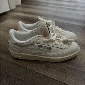 Reebok Off-White Athletic Shoes - never worn